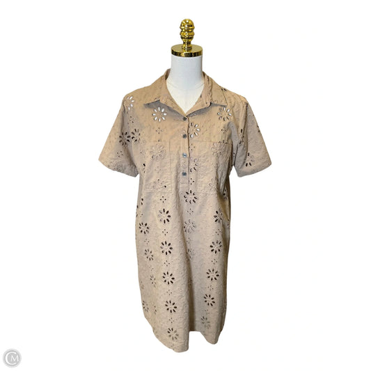 Dress Casual Midi By Loft In Brown, Size: S
