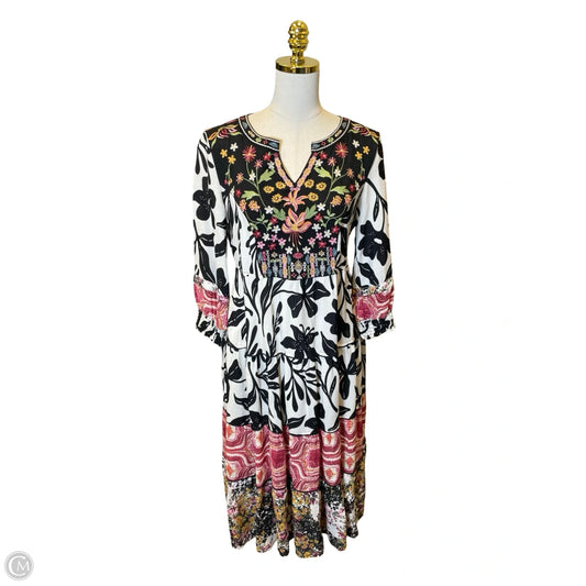 Dress Casual Maxi By John Mark In Multi-colored, Size: Xs
