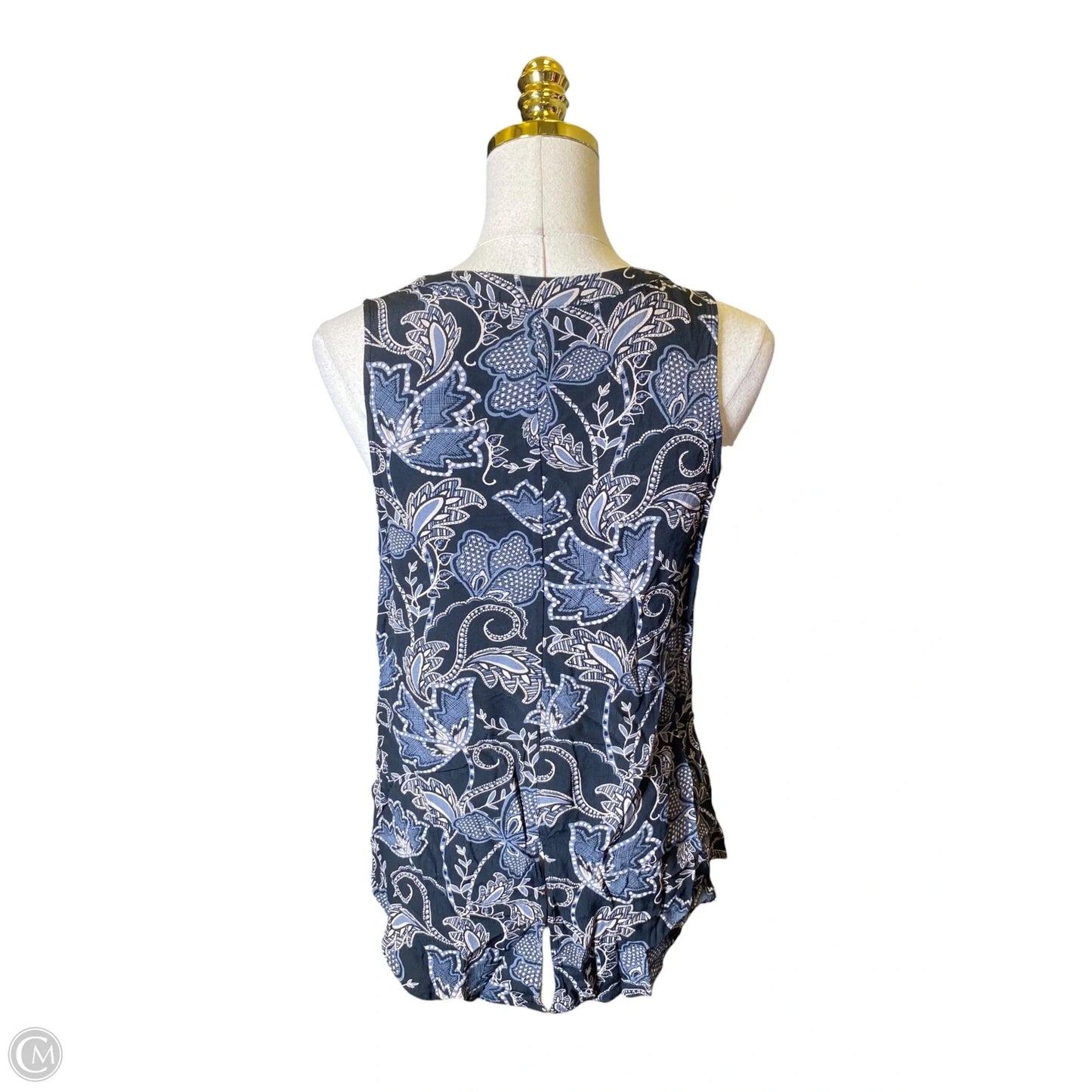 Blouse Sleeveless By Sanctuary In Black & Cream, Size: S