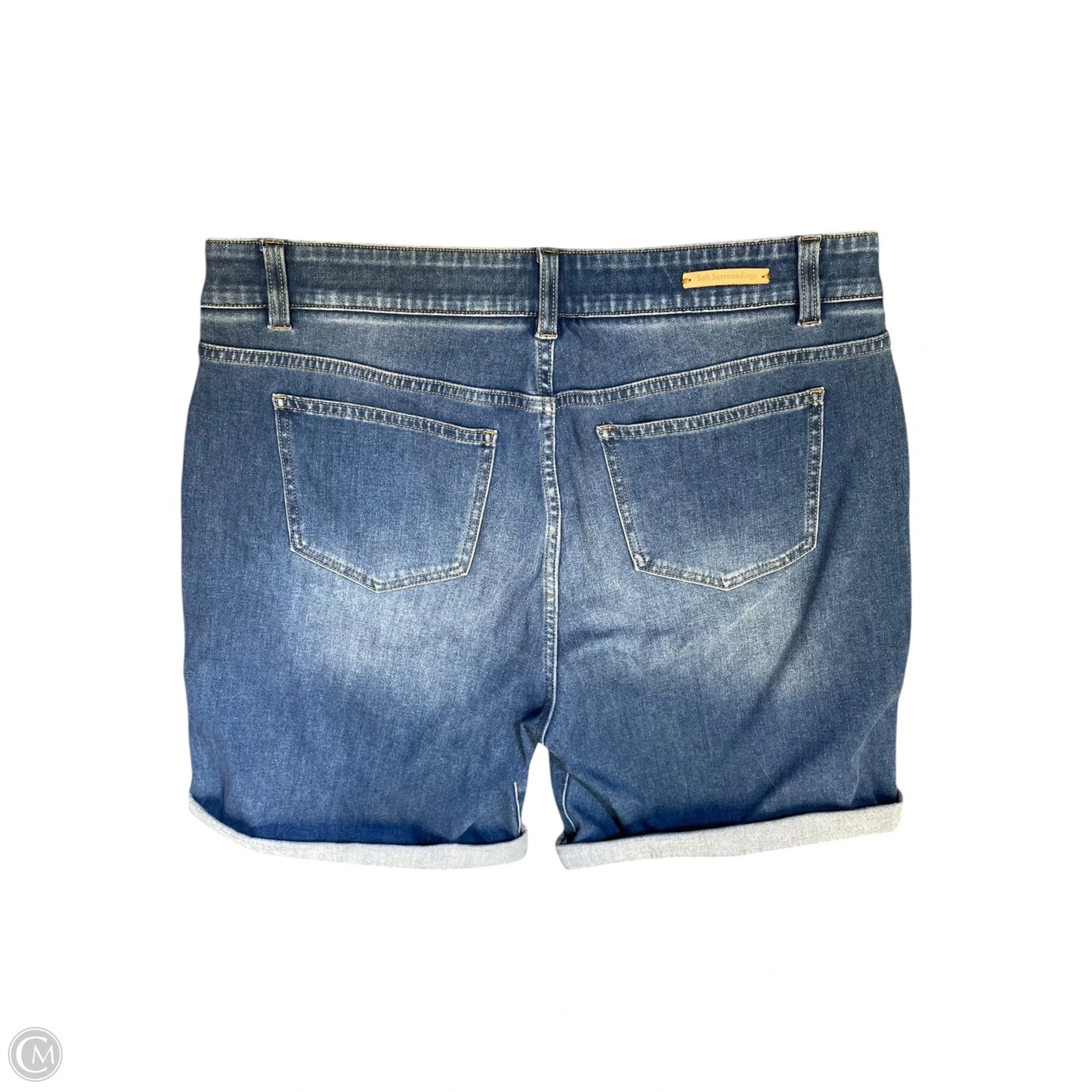 Shorts By Soft Surroundings In Blue Denim, Size: L