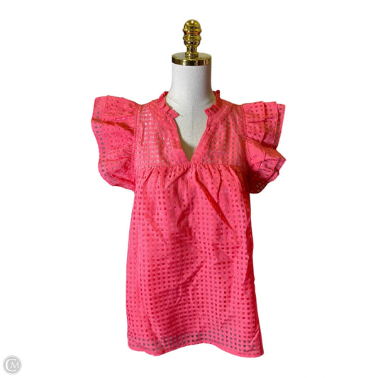 Blouse Sleeveless By Entro In Pink, Size: S
