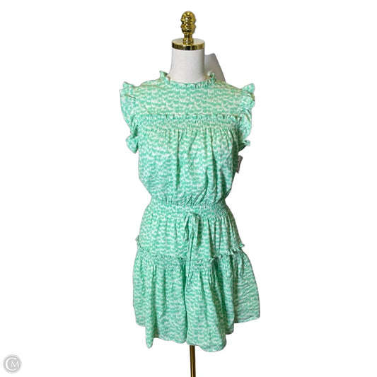 Dress Casual Midi By Pinch In Green & White, Size: S
