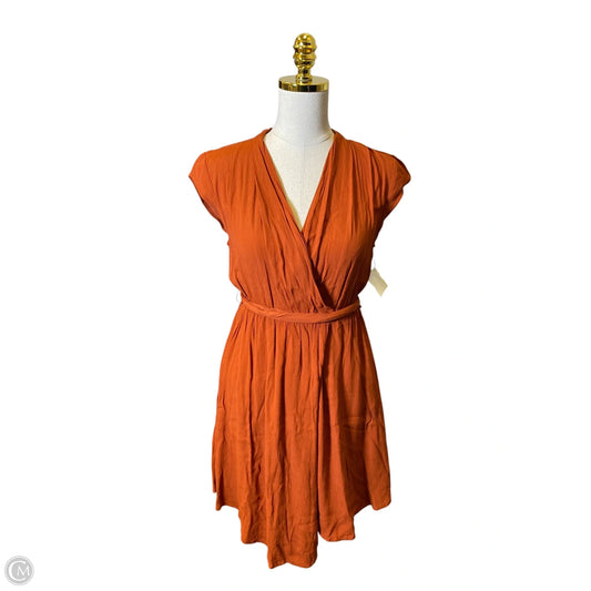 Dress Casual Midi By Maeve In Orange, Size: Xs