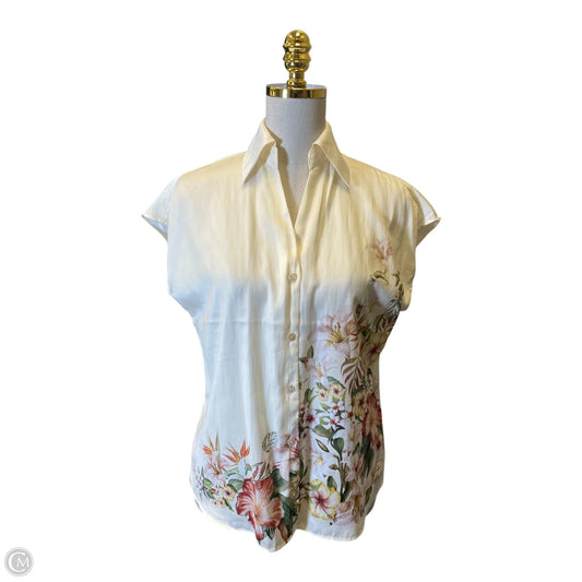 Blouse Sleeveless By Maison Damelie In Multi-colored, Size: S