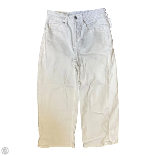 Jeans Wide Leg By Old Navy In White Denim, Size: 0
