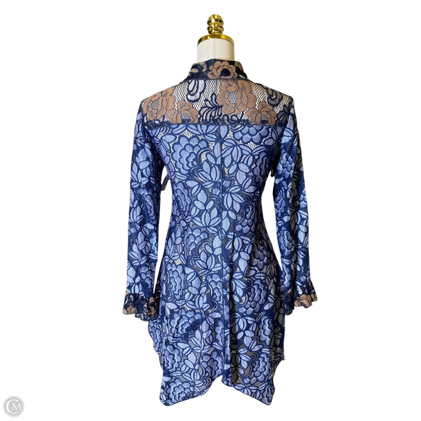 Cardigan By Adore In Blue & Brown, Size: S