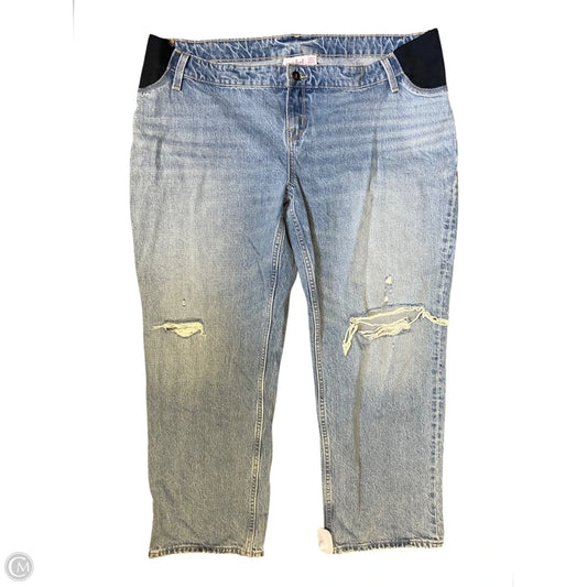 Jeans Straight By Ingrid & Isabel In Blue Denim, Size: 14