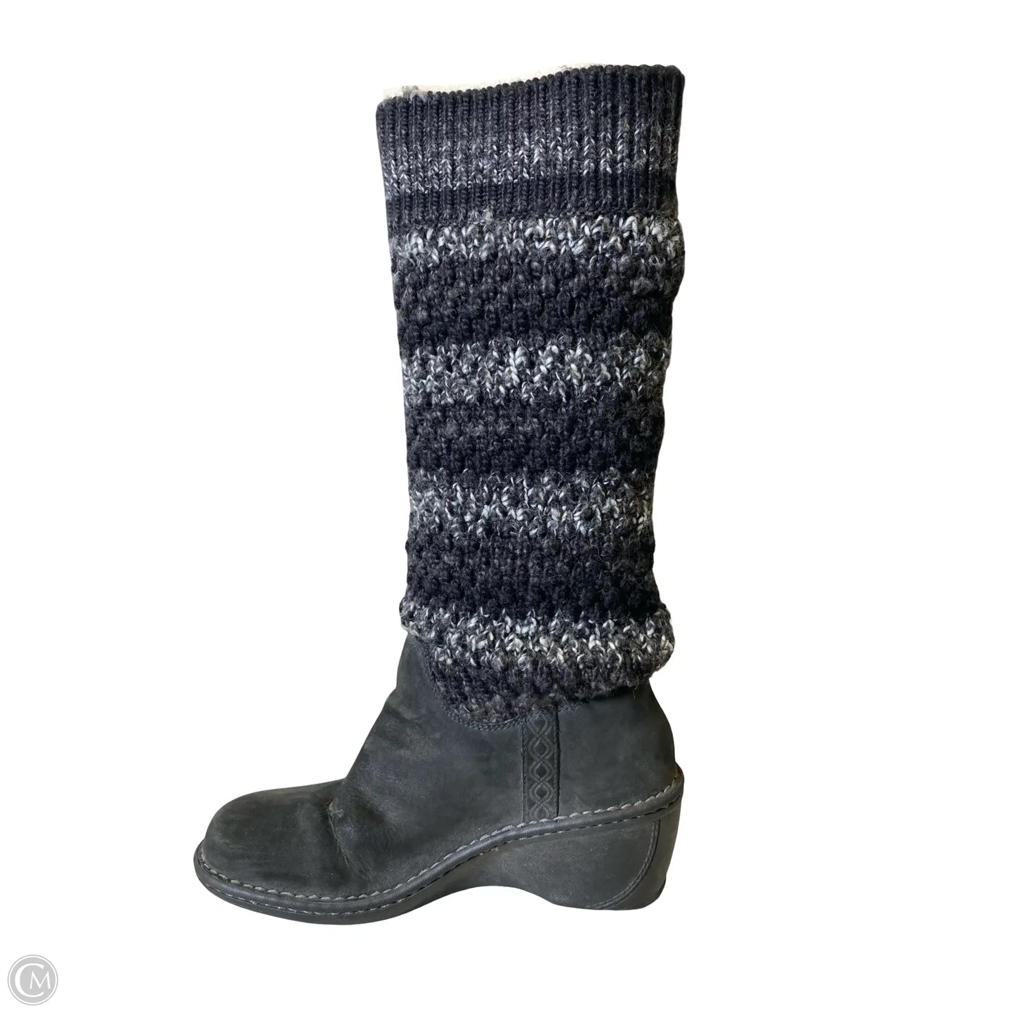 Boots Designer By Ugg In Black & Grey, Size: 9