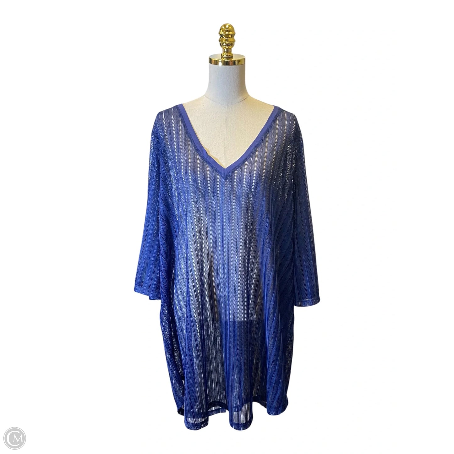 Swimwear Cover-up By Catherines In Navy, Size: 3x