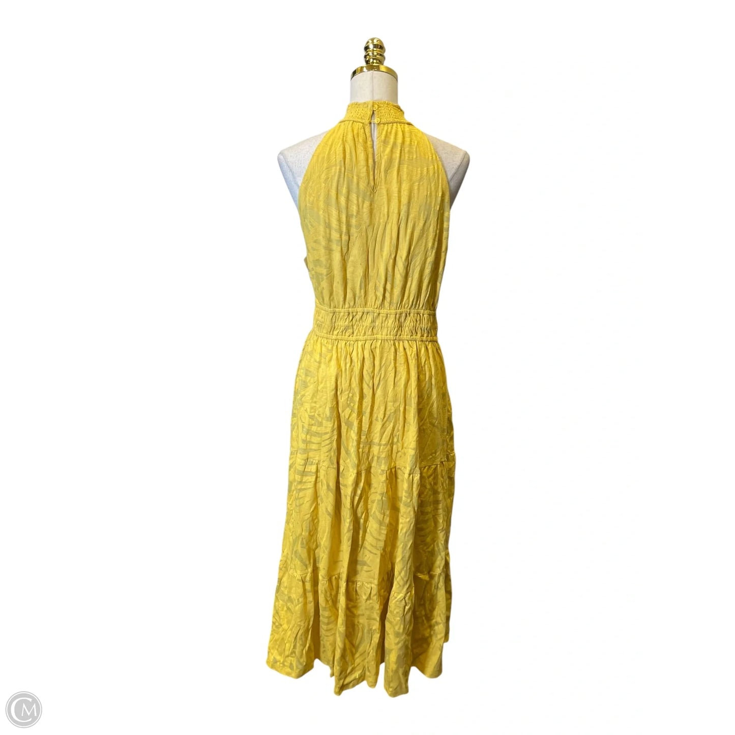 Dress Casual Maxi By Daniel Rainn In Yellow, Size: L