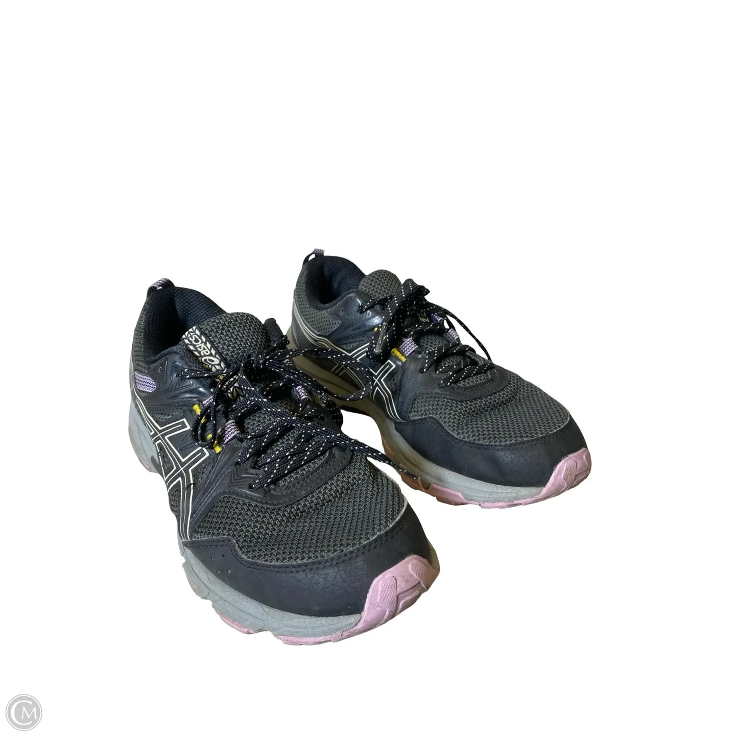 Shoes Athletic By Asics In Black & Purple, Size: 8