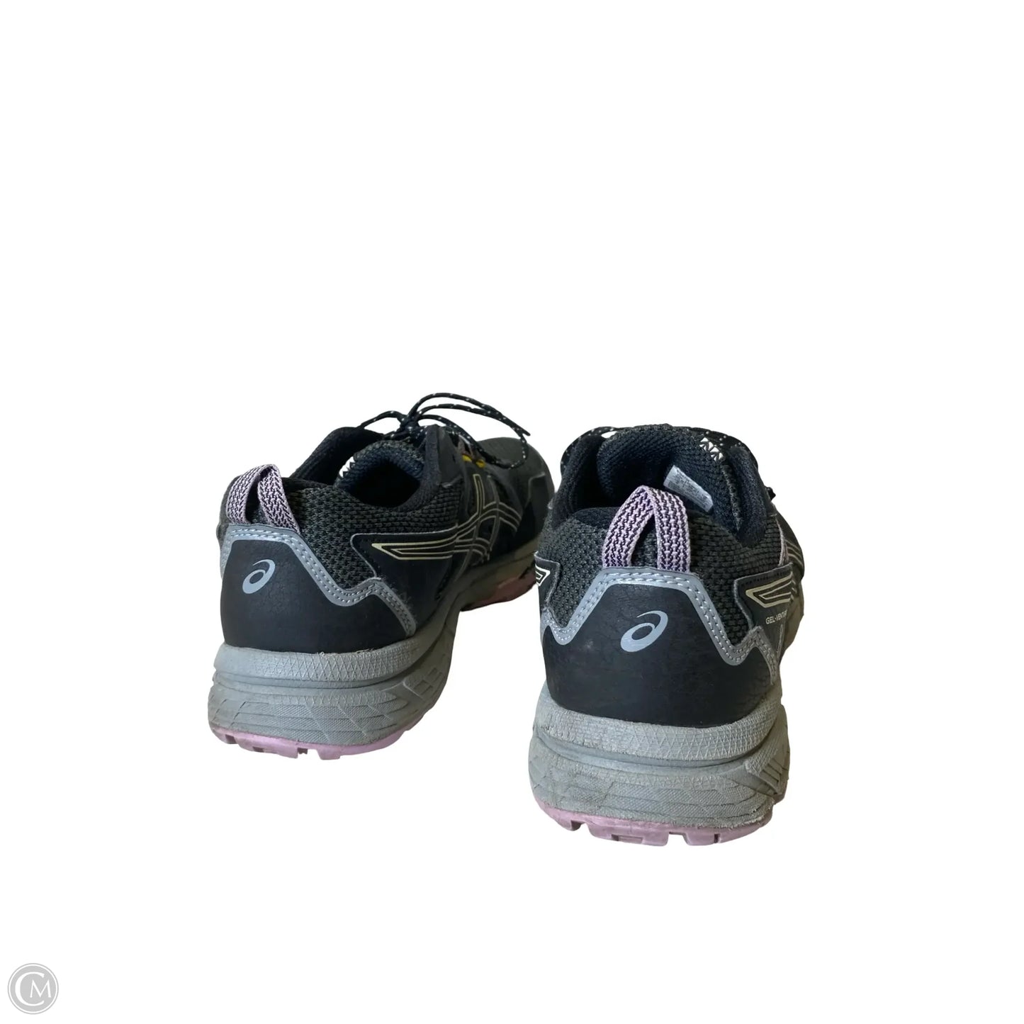 Shoes Athletic By Asics In Black & Purple, Size: 8