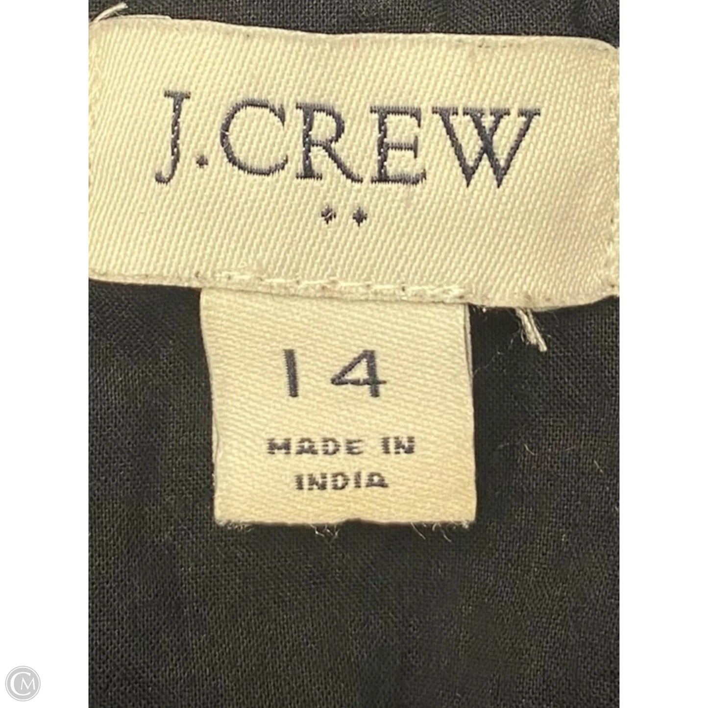 Dress Casual Maxi By J. Crew In Black, Size: L