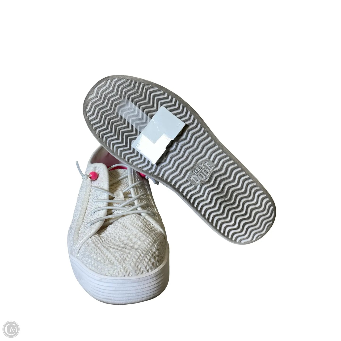 Shoes Sneakers By Hey Dude In Blue & Pink, Size: 8