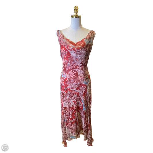 Dress Casual Maxi By Ice In Multi-colored, Size: 8
