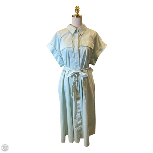Dress Casual Midi By Worthington In Green, Size: 1x