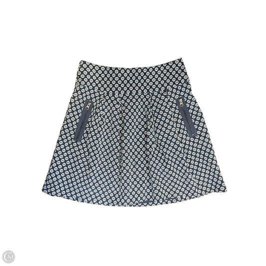 Skirt Midi By Maeve In Blue & White, Size: 6