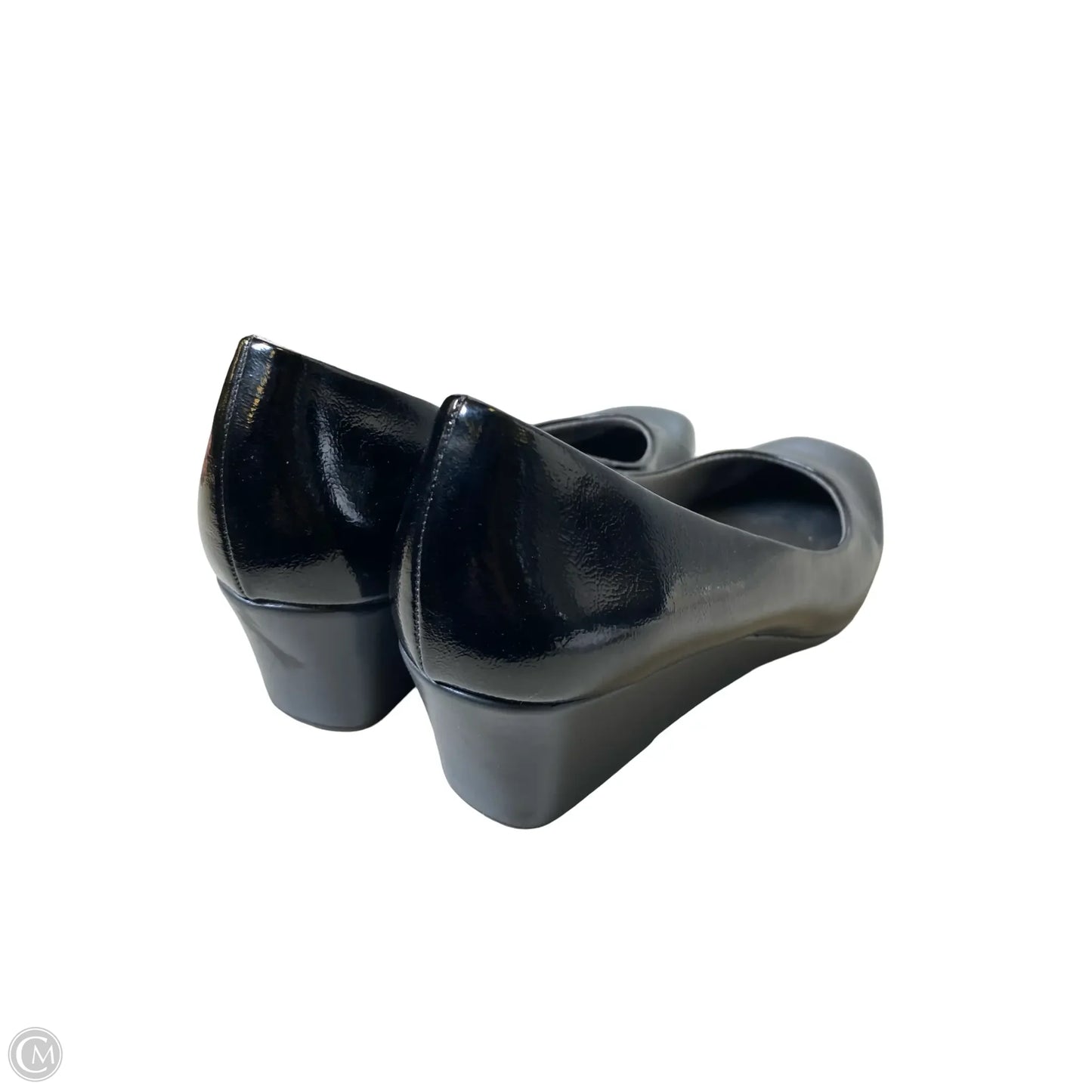 Shoes Heels Wedge By Life Stride In Black, Size: 8