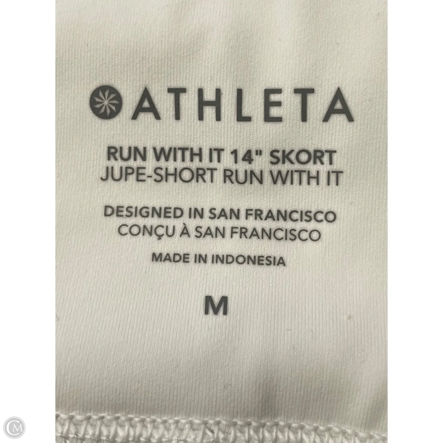 Athletic Skort By Athleta In Peach, Size: M