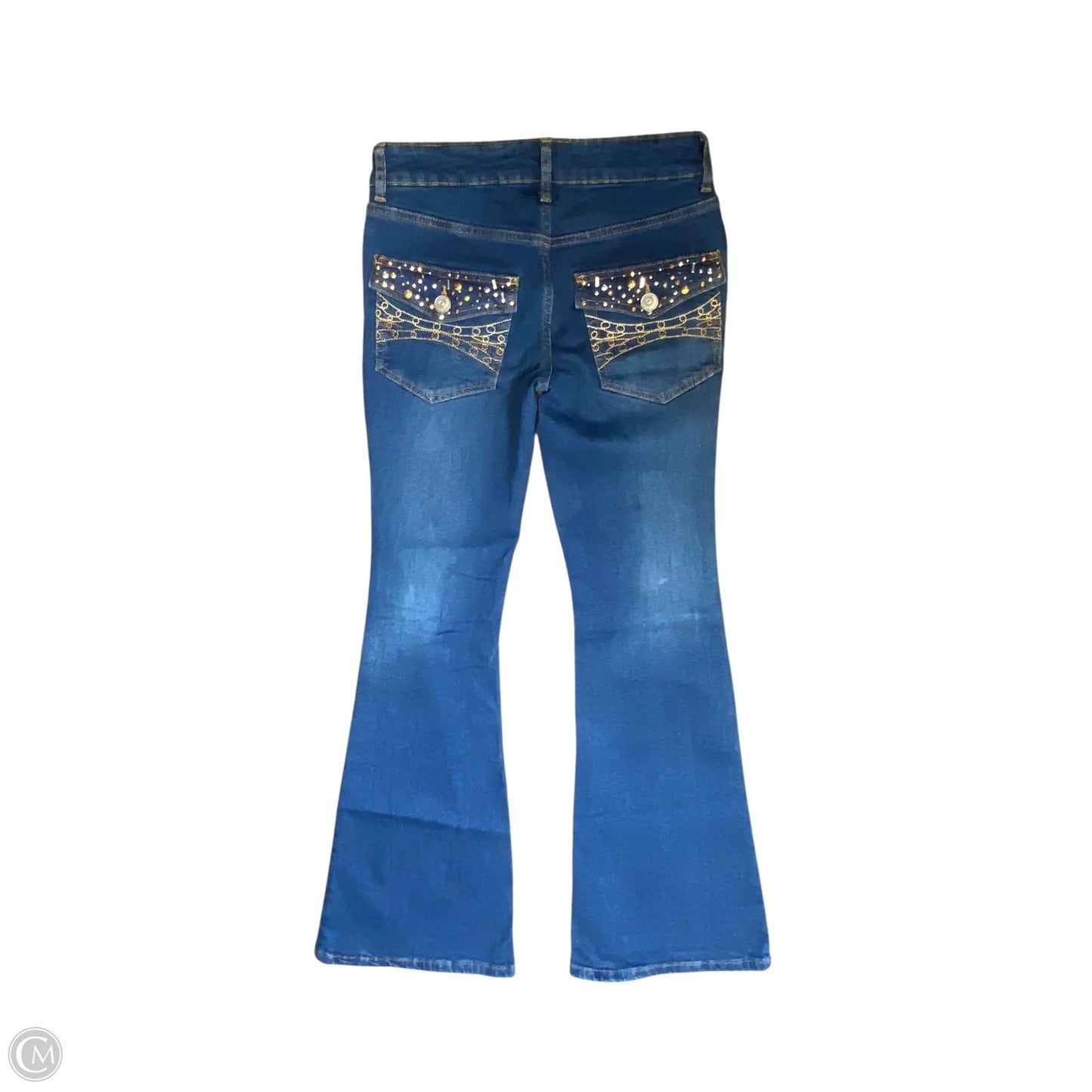 Jeans Flared By Bdg In Blue Denim, Size: 2