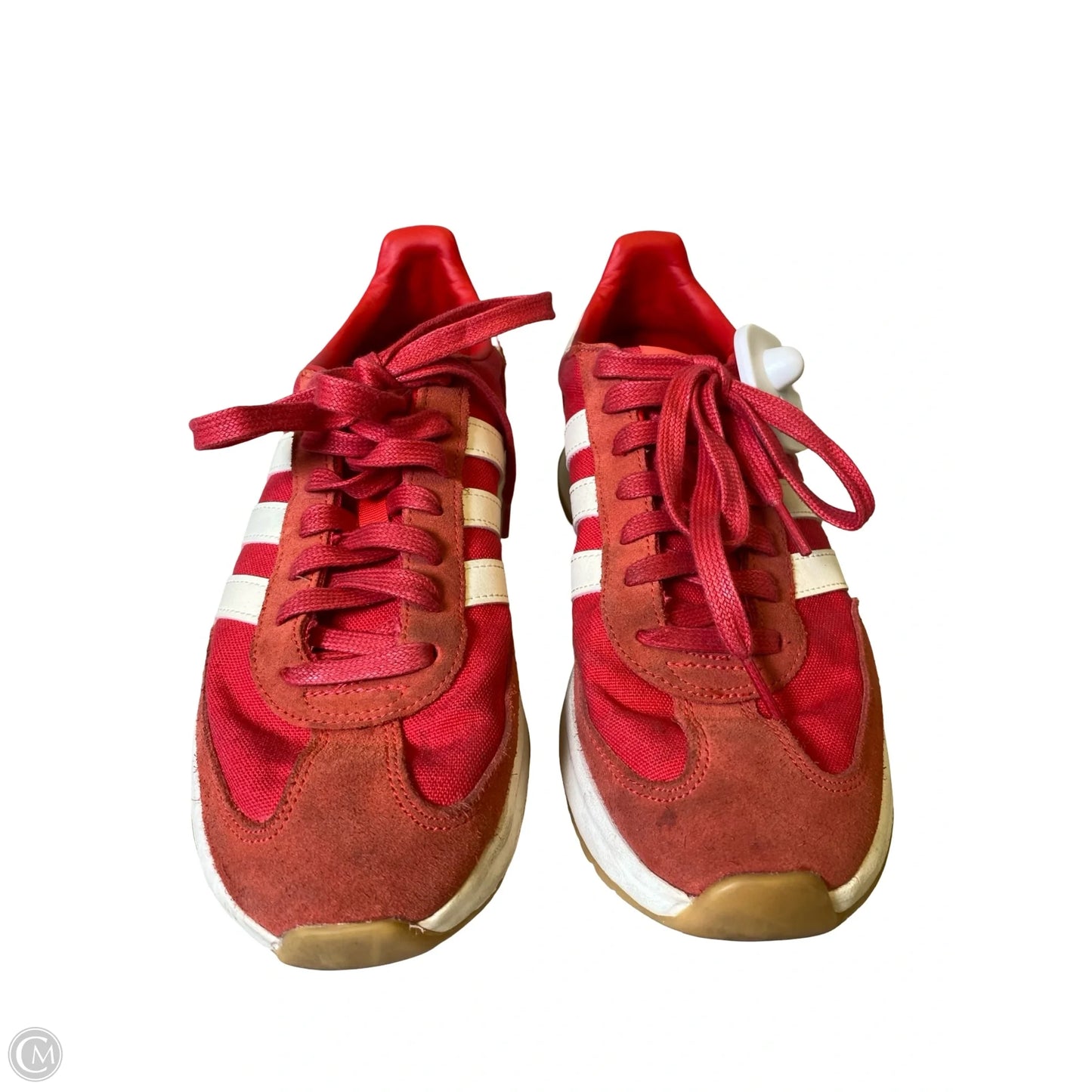 Shoes Athletic By Adidas In Red & White, Size: 9