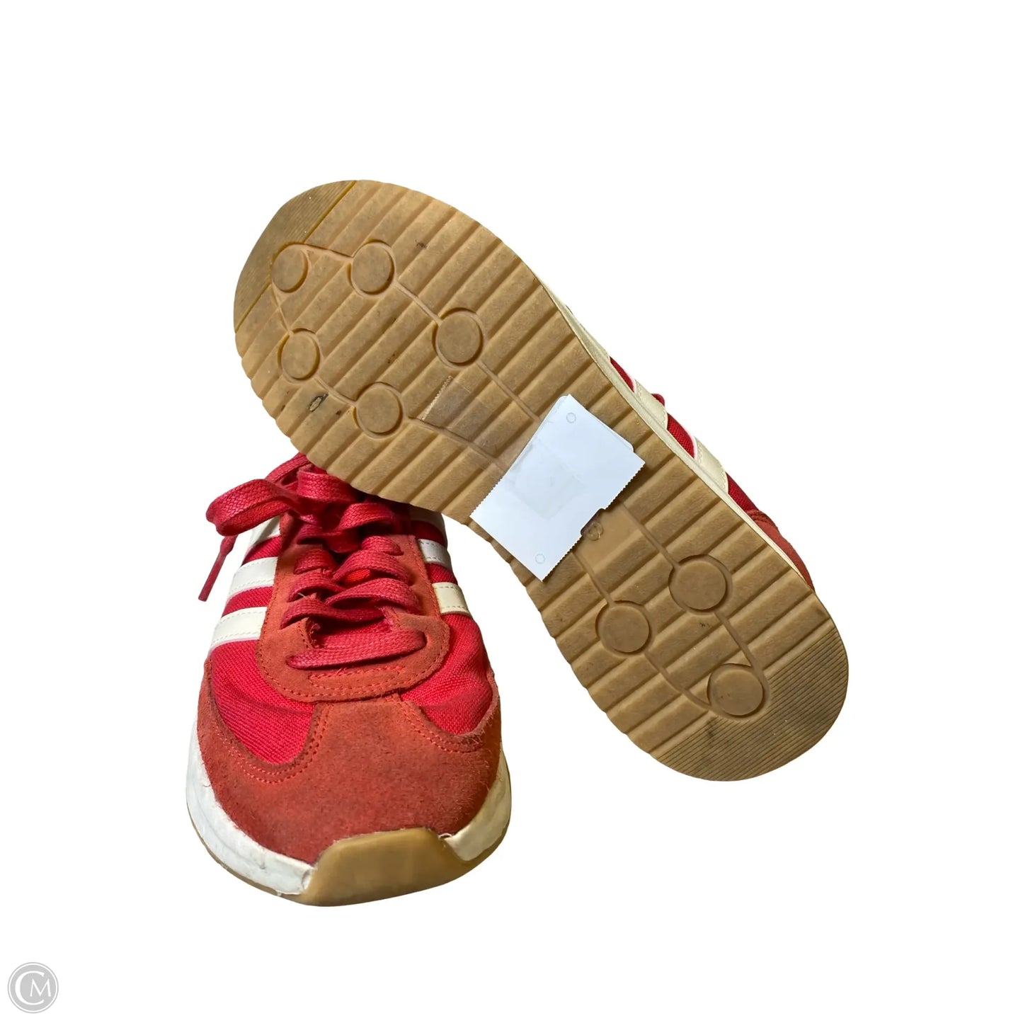 Shoes Athletic By Adidas In Red & White, Size: 9