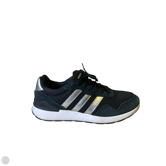 Shoes Athletic By Adidas In Black & Grey, Size: 8.5
