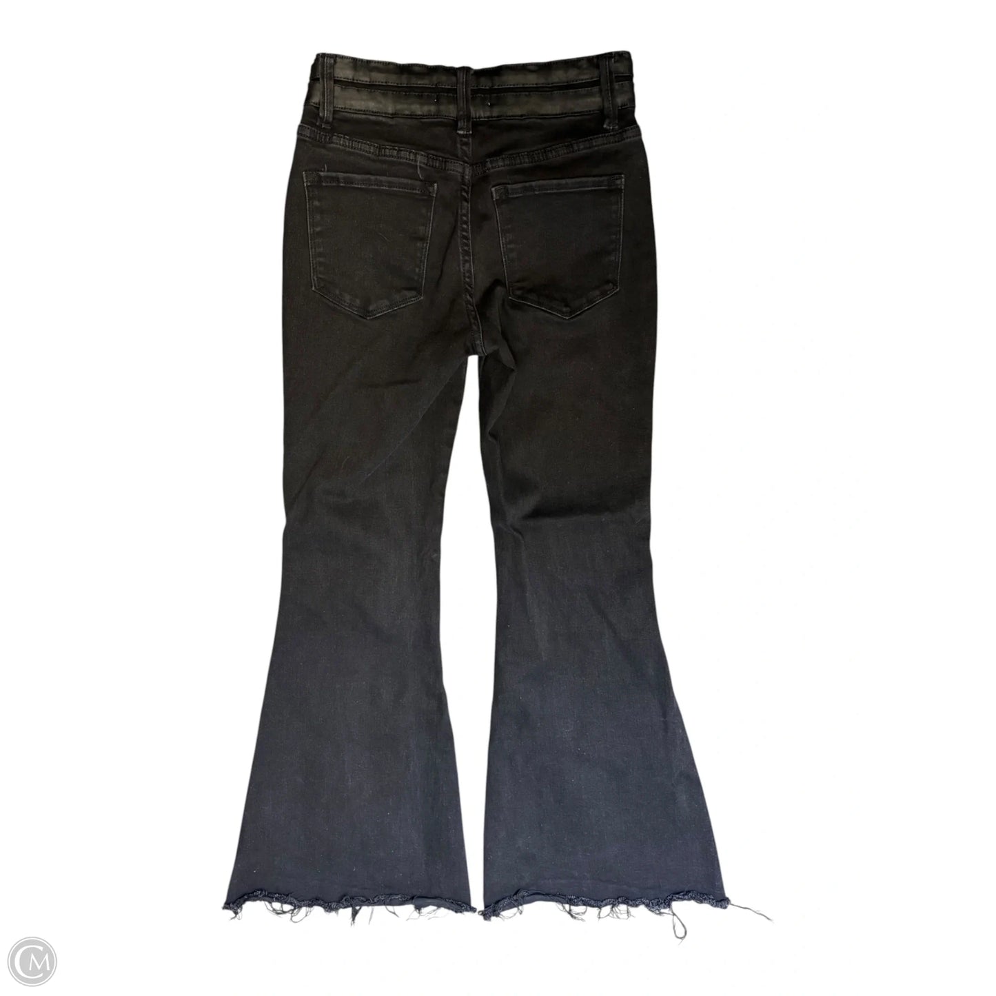 Jeans Flared By Flying Monkey In Black Denim, Size: 4