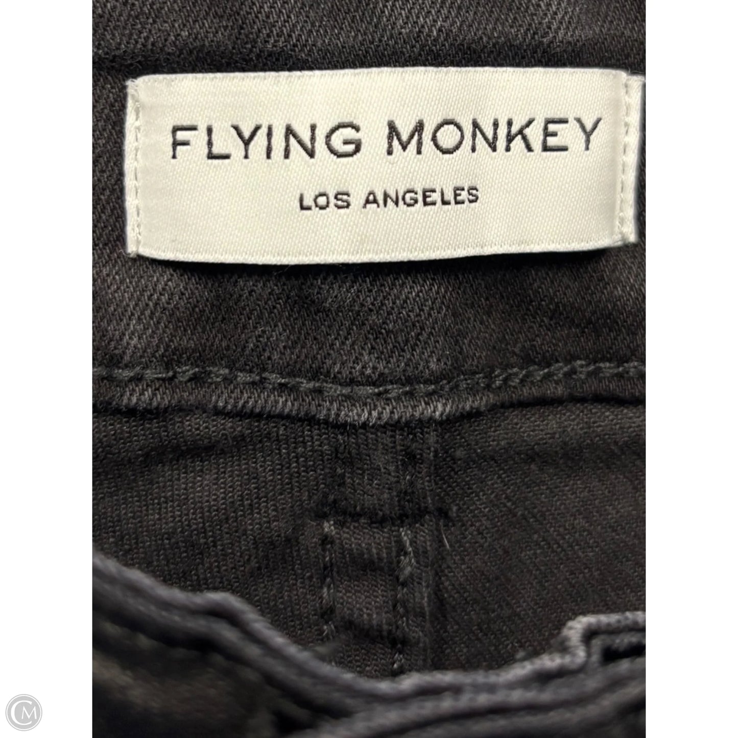 Jeans Flared By Flying Monkey In Black Denim, Size: 4