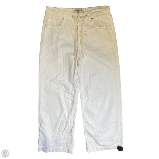 Jeans Wide Leg By Scotch & Soda In White Denim, Size: 6