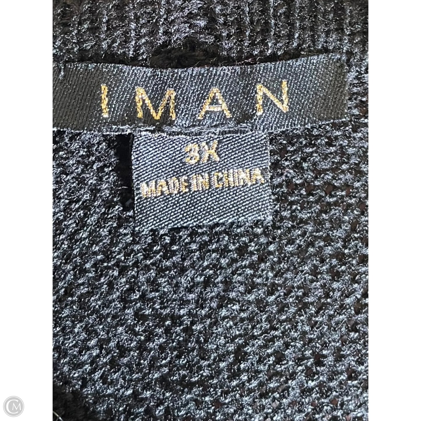 Sweatshirt Collar By Iman In Black, Size: 3x