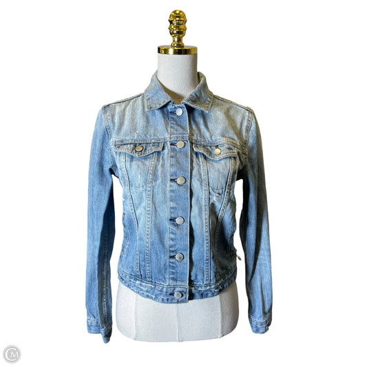 Jacket Denim By Gap In Blue Denim, Size: S