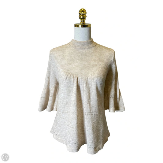 Sweater By Anthropologie In Beige, Size: S