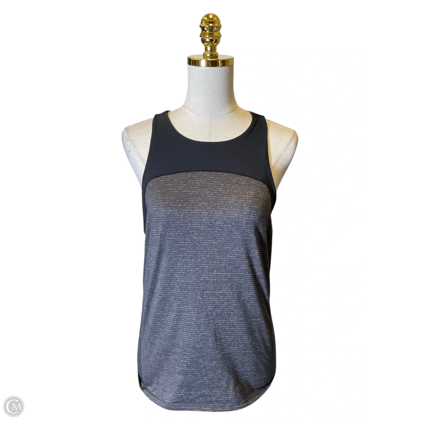 Athletic Tank Top By Lululemon In Grey, Size: M