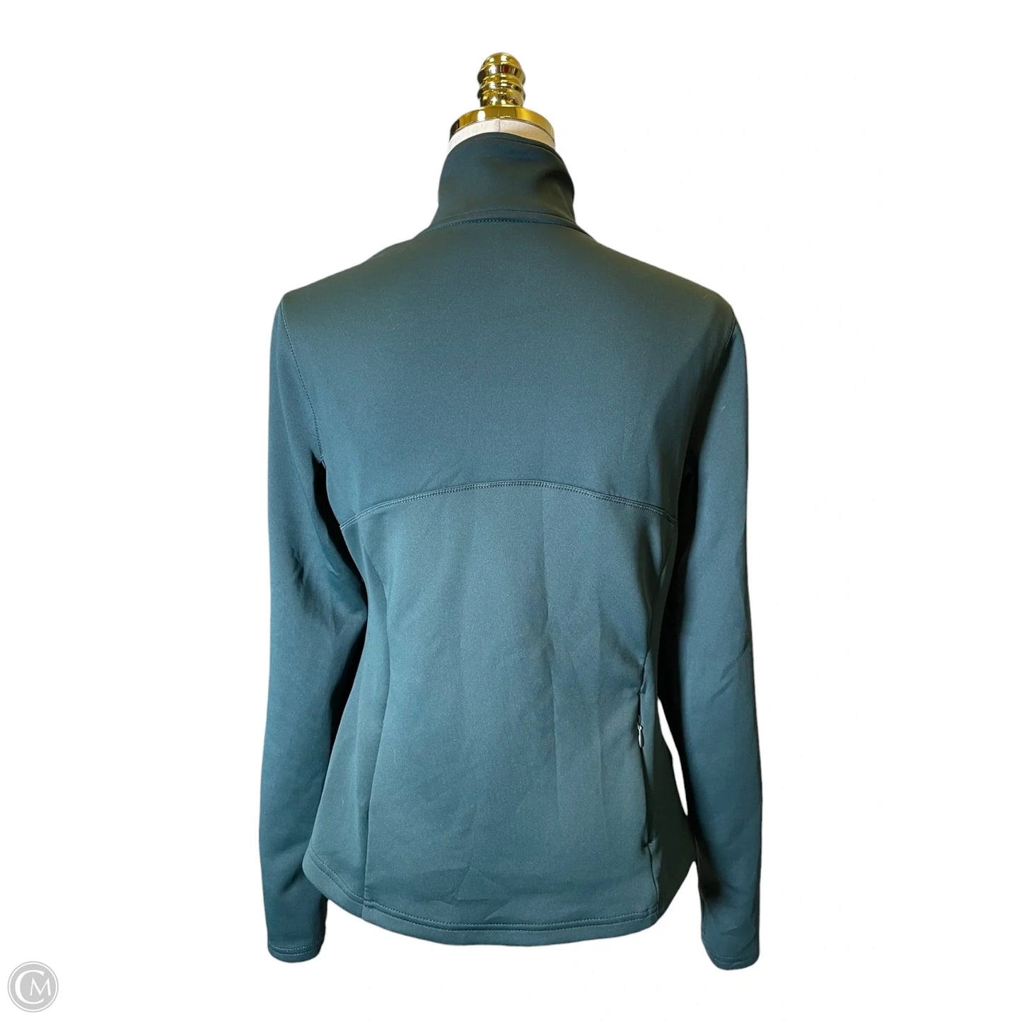 Athletic Jacket By Layer 8 In Green, Size: M