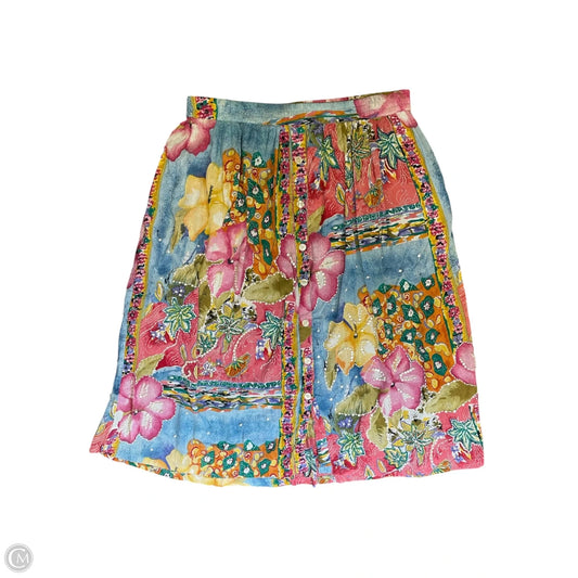 Skirt Maxi By Sandy Starkman In Multi-colored, Size: 10