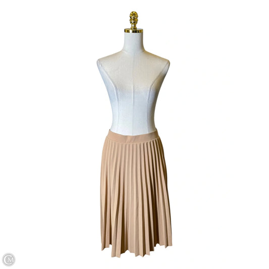 Skirt Midi By Clothes Mentor In Beige, Size: Xl