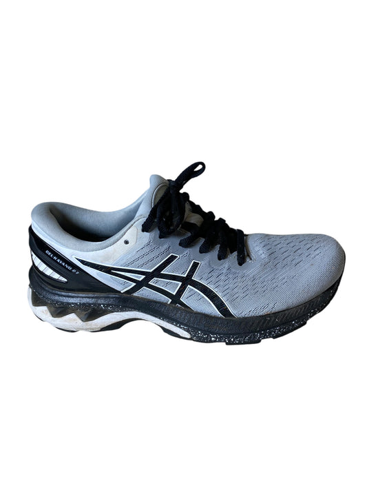 Shoes Sneakers By Asics In Black & Grey, Size: 8.5