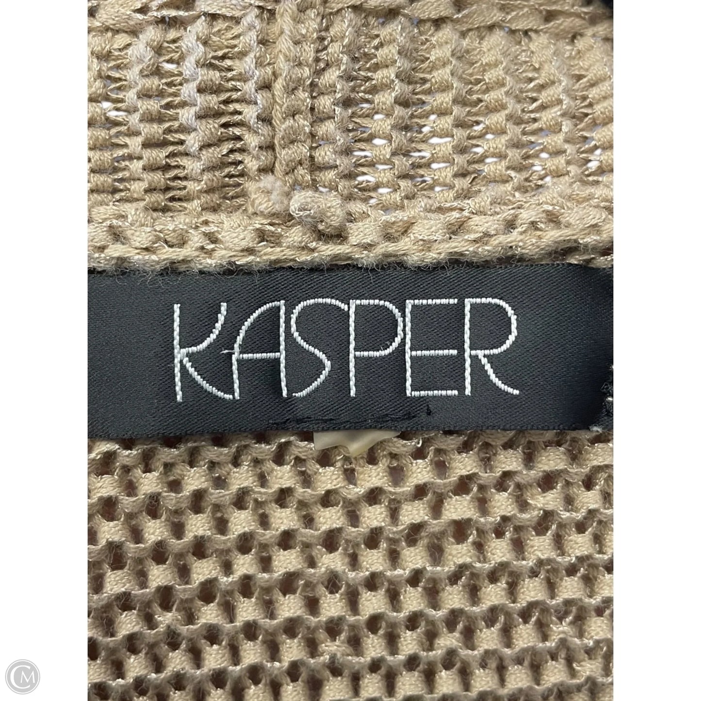 Cardigan By Kasper In Beige, Size: L