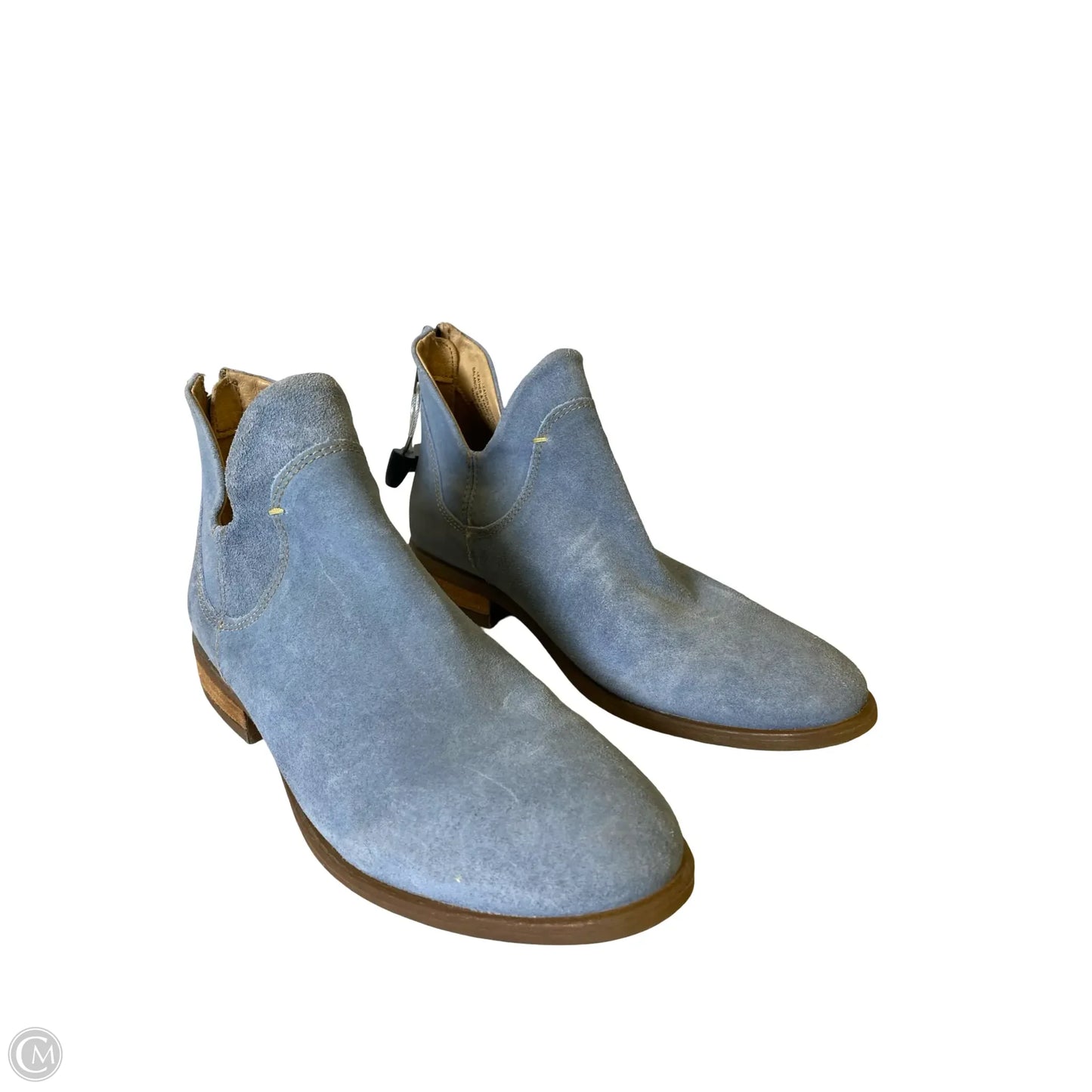 Boots Ankle Flats By Born In Blue & Brown, Size: 6