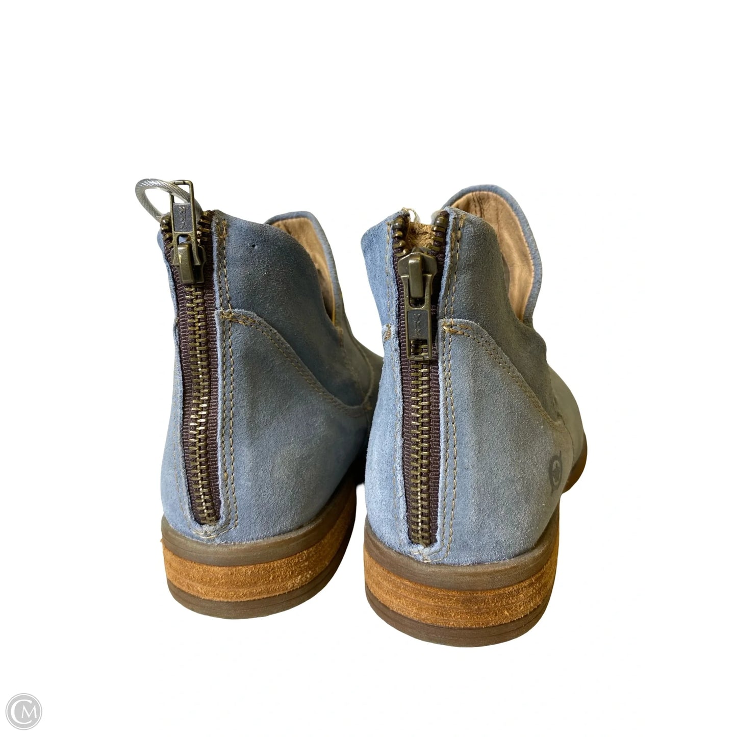 Boots Ankle Flats By Born In Blue & Brown, Size: 6