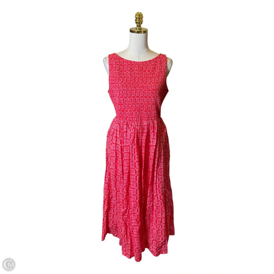 Dress Casual Maxi By J. Crew In Red, Size: M