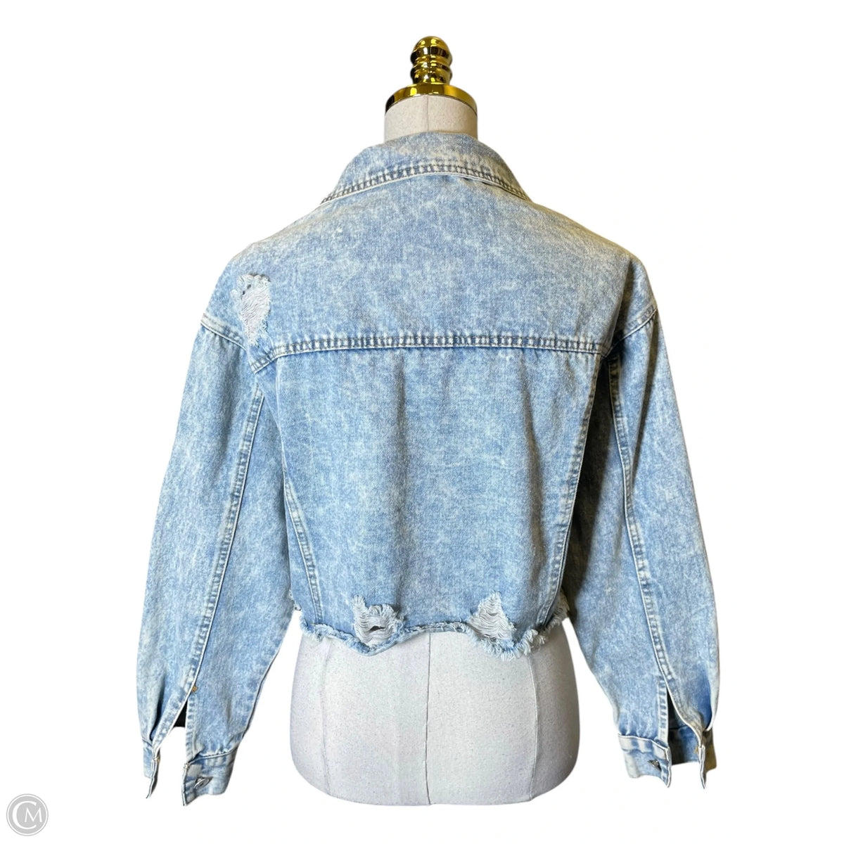 Jacket Denim By Cmc In Blue Denim, Size: S
