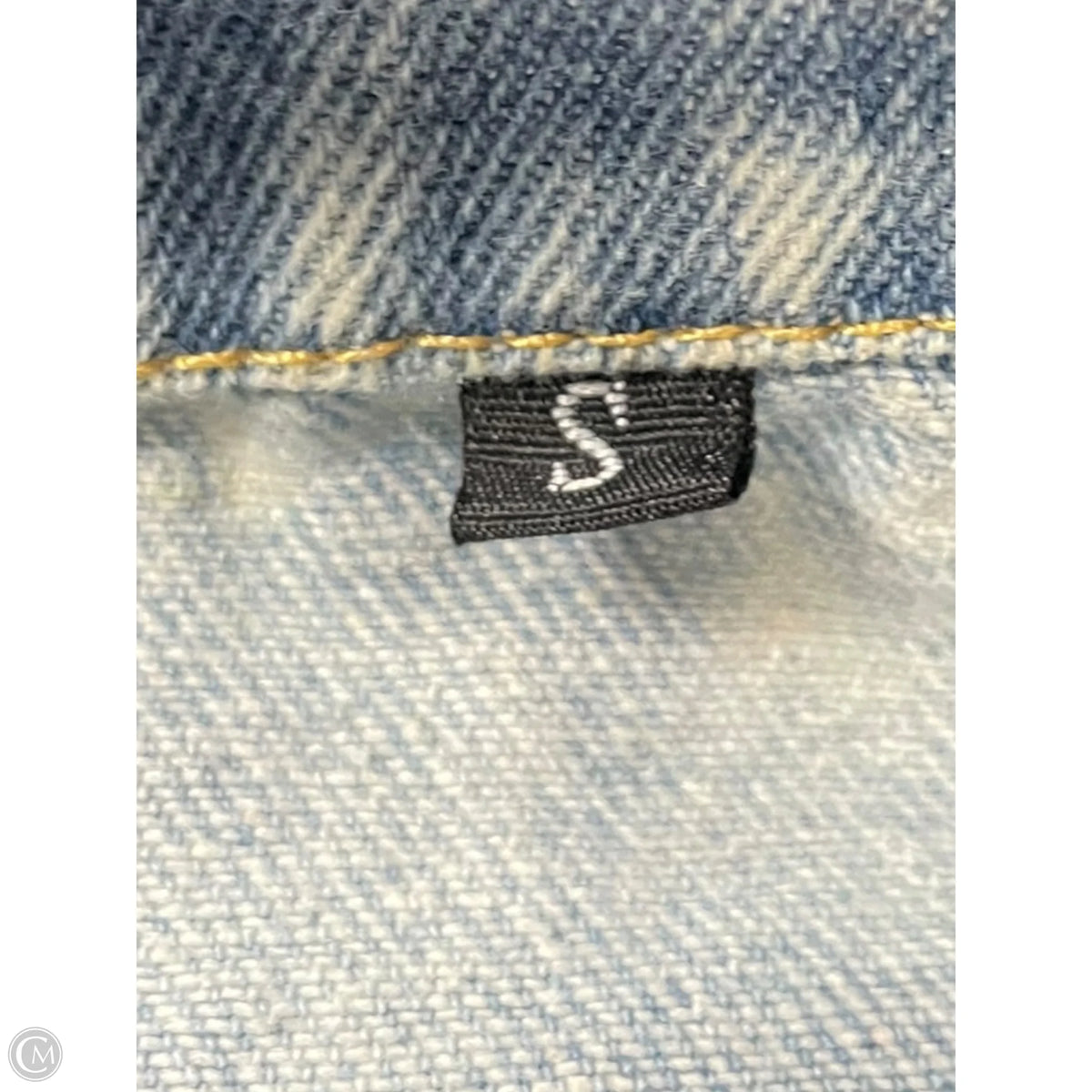Jacket Denim By Cmc In Blue Denim, Size: S