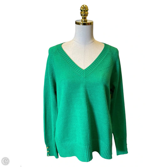 Sweater Cardigan Designer By Lilly Pulitzer In Green, Size: M