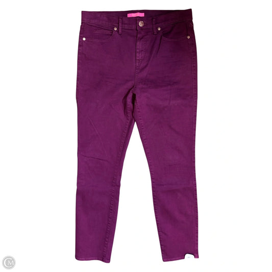 Jeans Designer By Lilly Pulitzer In Purple Denim, Size: 10