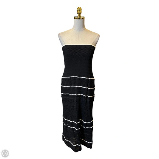 Skirt Maxi By Versona In Black & White, Size: Xl