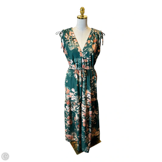 Dress Casual Maxi By Calvin Klein In Floral Print, Size: M