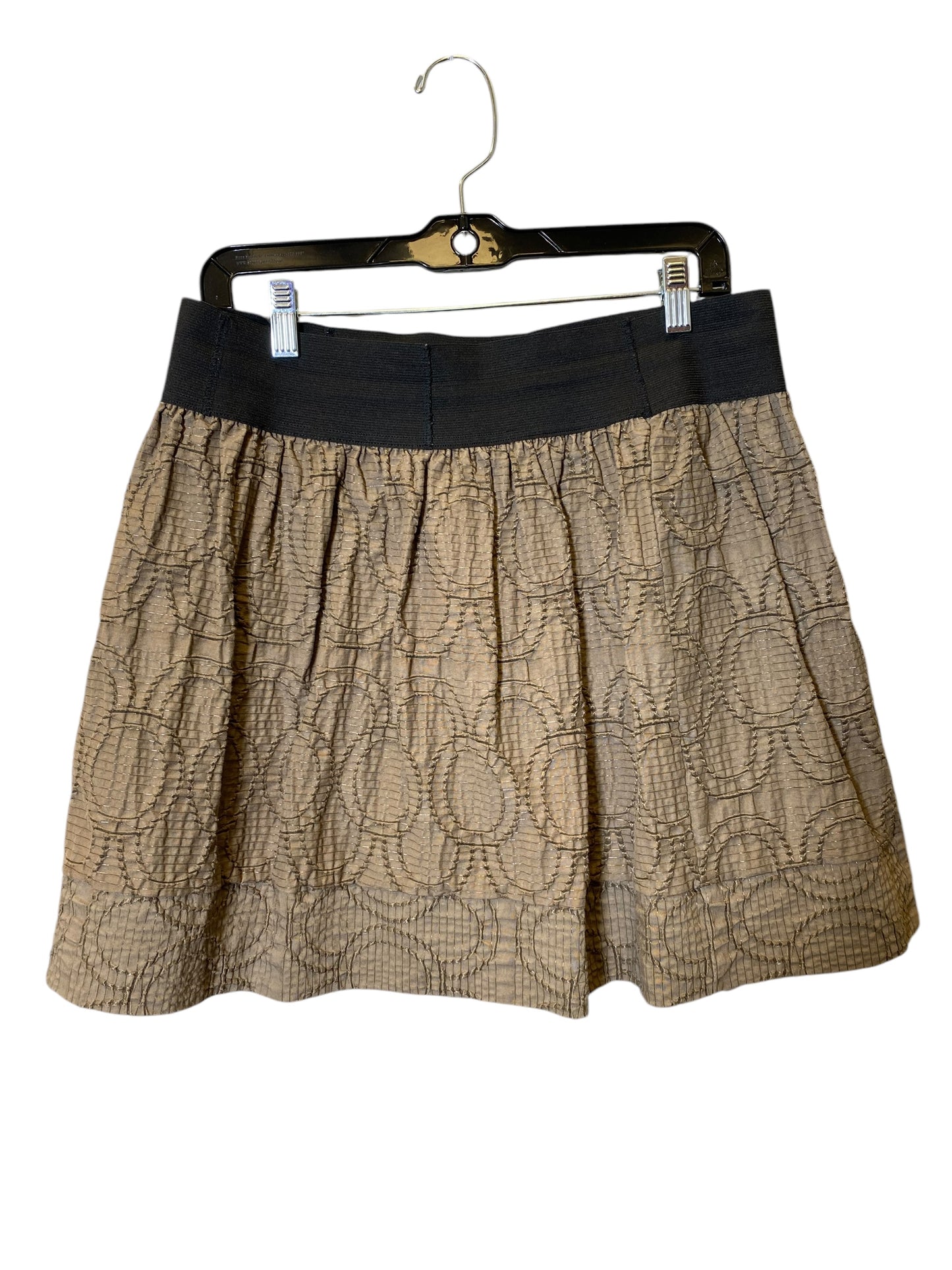 Skirt Midi By Simply Vera In Brown, Size: M