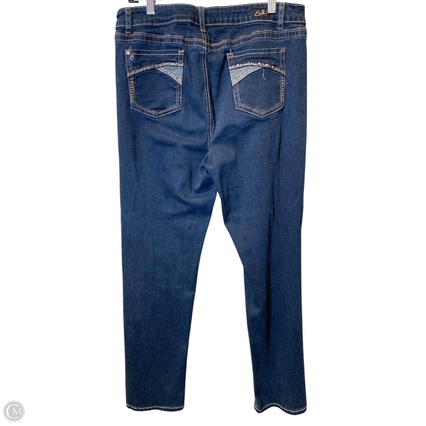 Jeans Skinny By Earl Jean In Navy, Size: 16